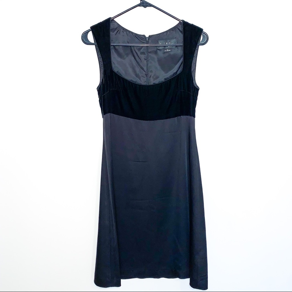 Nicole Miller Velvet & Silk Dress